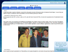 Tablet Screenshot of fundacionsocialunipez.org